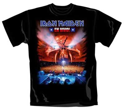IRON MAIDEN - En Vivo! - čierne pánske tričko