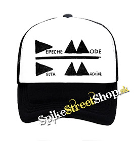 DEPECHE MODE - Delta Machine - čiernobiela sieťkovaná šiltovka model "Trucker"