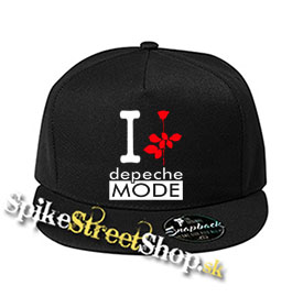I LOVE DEPECHE MODE - čierna šiltovka model "Snapback"