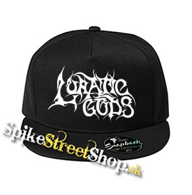 LUNATIC GODS - Logo - čierna šiltovka model "Snapback"