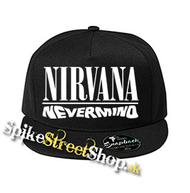 NIRVANA - Nevermind - čierna šiltovka model "Snapback"