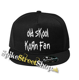 OLD SKOOL KORN FAN - čierna šiltovka model "Snapback"