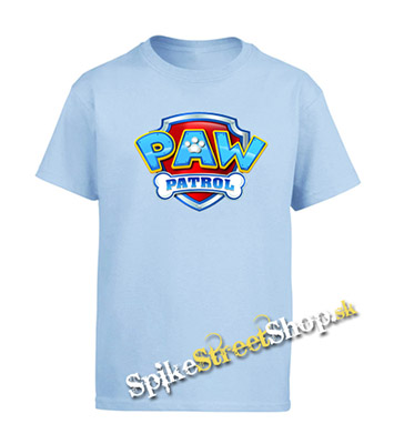 LABKOVÁ PATROLA - PAW PATROL - Logo - modré detské tričko