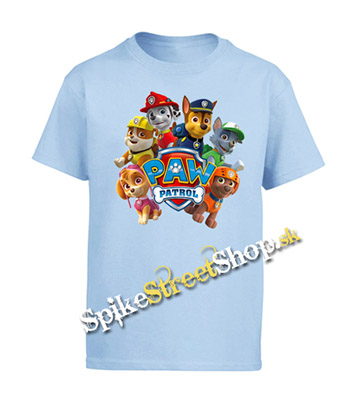 LABKOVÁ PATROLA - PAW PATROL - Motive 2 - modré detské tričko