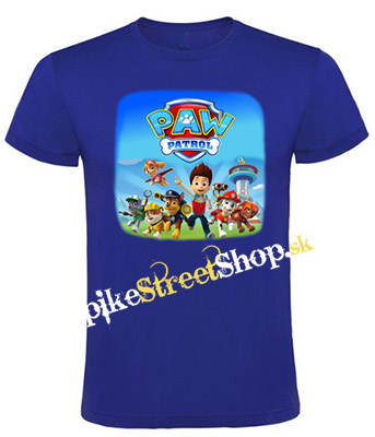 LABKOVÁ PATROLA - PAW PATROL - Motive 1 - modré detské tričko