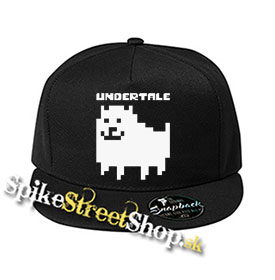 UNDERTALE - Annoying Dog - čierna šiltovka model "Snapback"