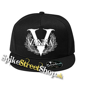 VANNA - Logo - čierna šiltovka model "Snapback"