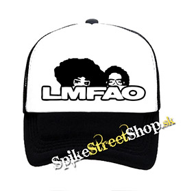 LMFAO - Logo - čiernobiela sieťkovaná šiltovka model "Trucker"