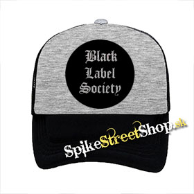 BLACK LABEL SOCIETY - Logo - šedočierna sieťkovaná šiltovka model "Trucker"