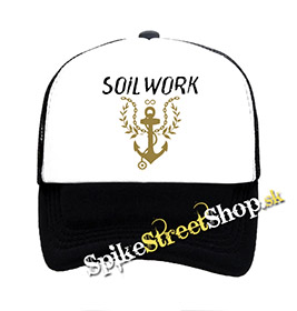 SOILWORK - Anchor - čiernobiela sieťkovaná šiltovka model "Trucker"