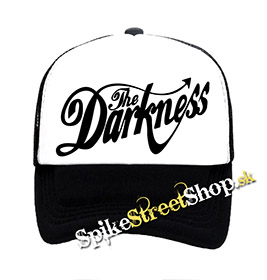 THE DARKNESS - Logo - čiernobiela sieťkovaná šiltovka model "Trucker"