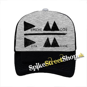 DEPECHE MODE - Delta Machine Lo - šedočierna sieťkovaná šiltovka model "Trucker"