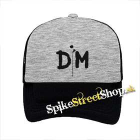 DEPECHE MODE - Logo Violator - šedočierna sieťkovaná šiltovka model "Trucker"