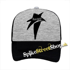 I SEE STARS - Black Star - šedočierna sieťkovaná šiltovka model "Trucker"