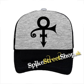 PRINCE - Signature 1958-2016 - šedočierna sieťkovaná šiltovka model "Trucker"