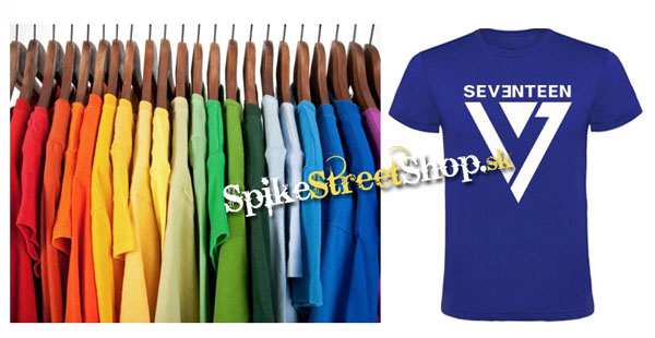 SEVENTEEN - Logo - farebné pánske tričko