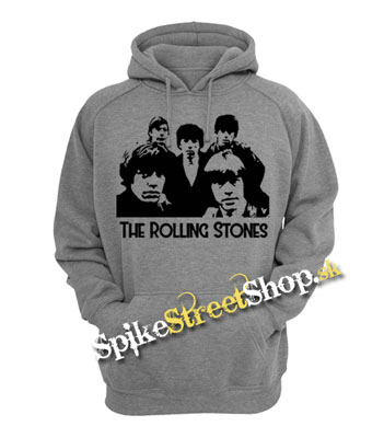 ROLLING STONES - Band Portrait - šedá pánska mikina
