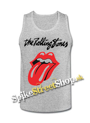 ROLLING STONES - Tonque - Mens Vest Tank Top - šedé