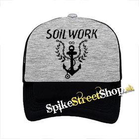 SOILWORK - Anchor - šedočierna sieťkovaná šiltovka model "Trucker"