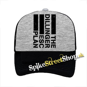 THE DILLINGER ESCAPE PLAN - šedočierna sieťkovaná šiltovka model "Trucker"