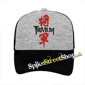 TRIVIUM - Shogun - šedočierna sieťkovaná šiltovka model "Trucker"