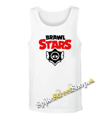BRAWL STARS - Logo - Mens Vest Tank Top - biele