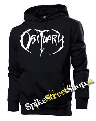 OBITUARY - Logo - čierna detská mikina