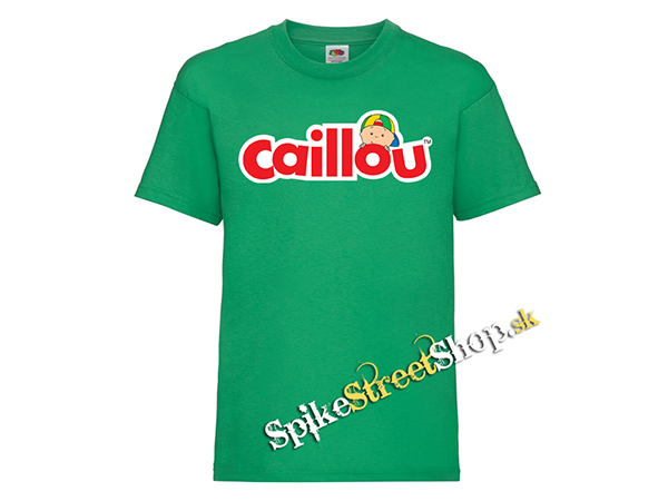 VOLÁM SA CAILLOU - zelené detské tričko