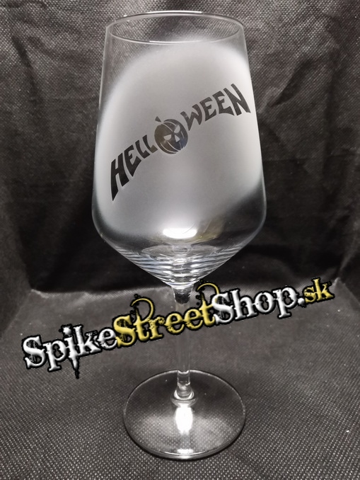Pohár na víno HELLOWEEN - Logo