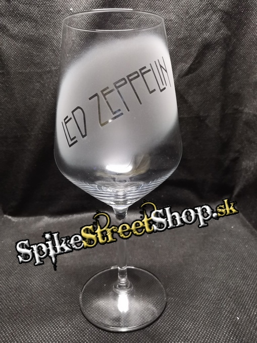 Pohár na víno LED ZEPPELIN - Logo