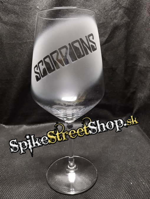Pohár na víno SCORPIONS - Logo