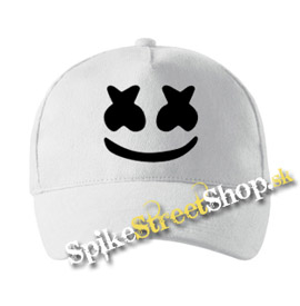 MARSHMELLO - B&W Smile - biela šiltovka (-30%=AKCIA)