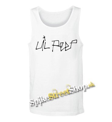 LIL PEEP - Logo - Mens Vest Tank Top - biele