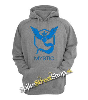 POKEMON - Mystic - sivá detská mikina