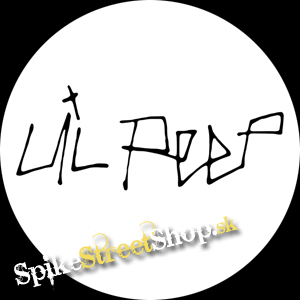 Podložka pod myš LIL PEEP - Logo On White Background - okrúhla
