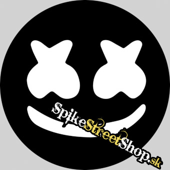 Podložka pod myš MARSHMELLO - Smile White - okrúhla