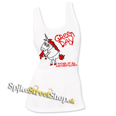 GREEN DAY - Father Of All Motherfuckers - Ladies Vest Top - biele