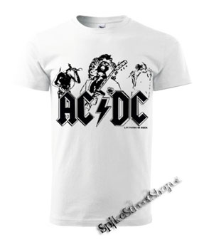 AC/DC - Let There Be Rock - biele detské tričko