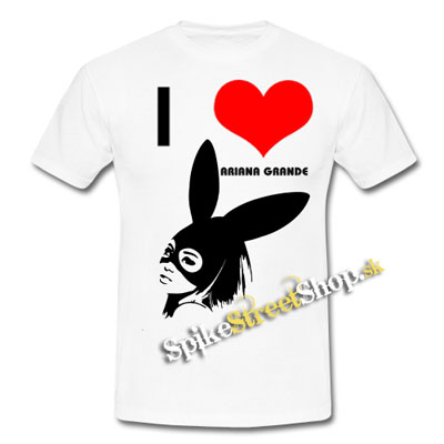 I LOVE ARIANA GRANDE - biele detské tričko