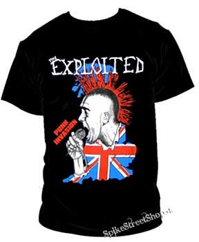 EXPLOITED - Punk Invasion Flag - pánske tričko