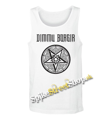 DIMMU BORGIR - Pentagram - Mens Vest Tank Top - biele