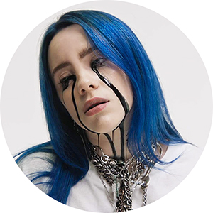 BILLIE EILISH - Portrait Motive 5 - odznak