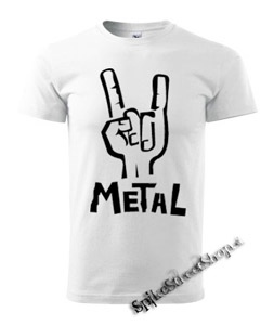 METAL - biele detské tričko