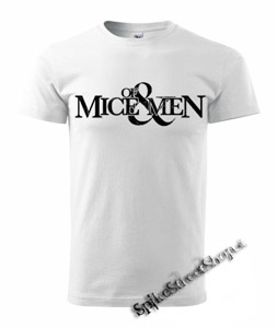 OF MICE AND MEN - Logo - biele detské tričko