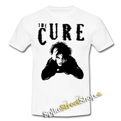 THE CURE - Robert Smith Portrait - biele detské tričko