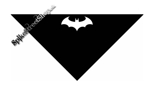 BATMAN - Modern Logo - čierna bavlnená šatka na tvár