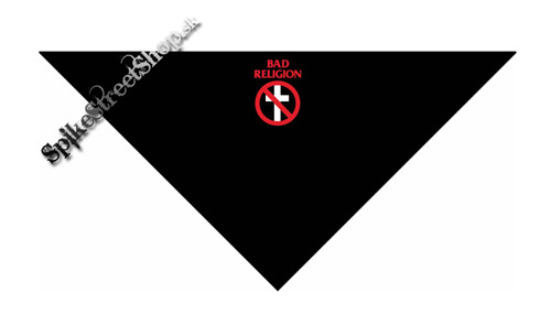 BAD RELIGION - Logo - čierna bavlnená šatka na tvár