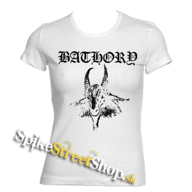 BATHORY - Goat - biele dámske tričko