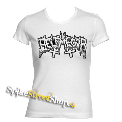 BELPHEGOR - Logo - biele dámske tričko