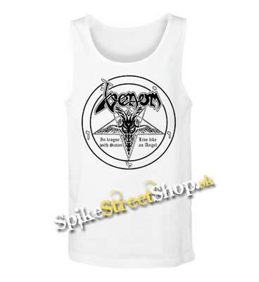 VENOM - Pentagram - Mens Vest Tank Top - biele